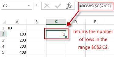 reverse a list rows function2