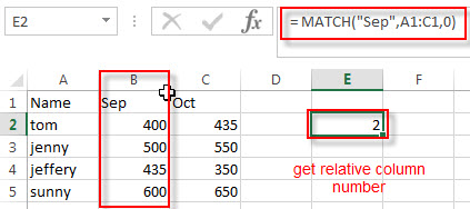 two way lookup excel