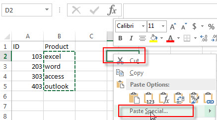 using transpose feature2