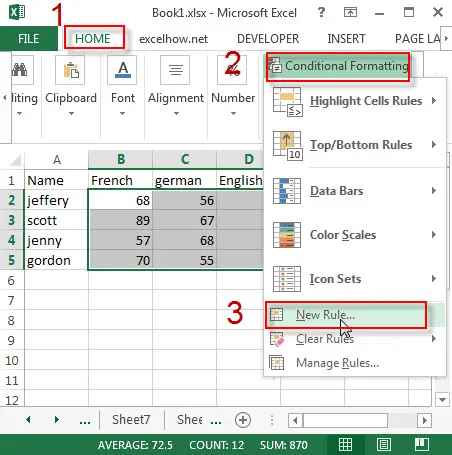 change background color cell value2