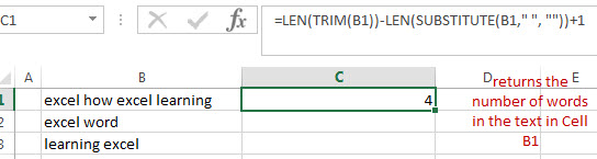 count the number of words1