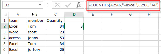 excel countifs function1