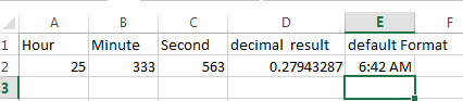 excel time function example1