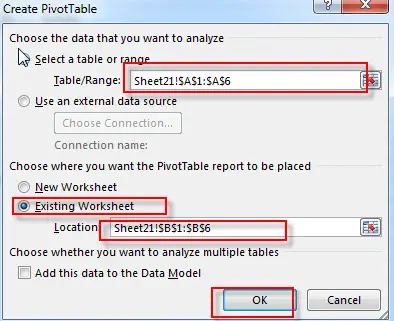 group hour with pivottable6