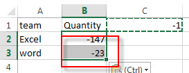 convert positive number to negative4