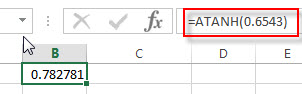 excel atanh examples1