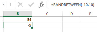 excel randbetween examples2