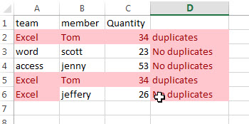 highlight duplicate values3