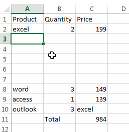 insert multiple rows or columns13