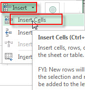 insert multiple rows or columns2