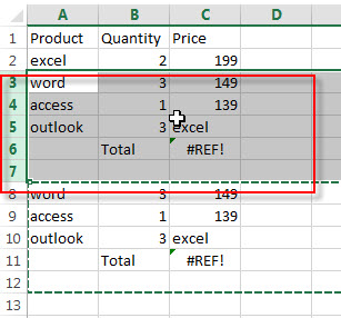 insert multiple rows or columns9