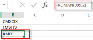 excel roman examples3