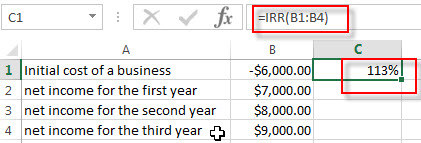 Excel IRR examples1