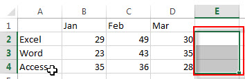 excel column sparkline1