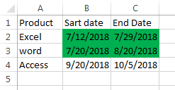 highlight overlapping dates5