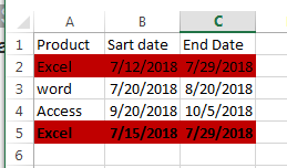 highlight overlapping dates7