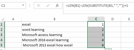 sort cell by word count4