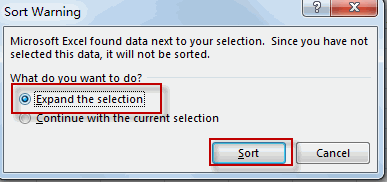 sort cells by specific words4