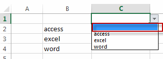 add blank in data validaton list4