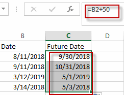 calculate future date2