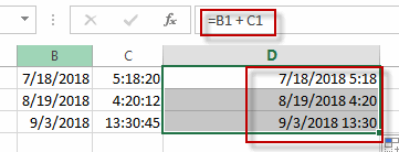 combining date and time1