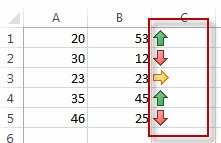 Comparing Columns Using Conditional Formatting Icon Sets