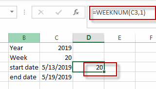 convert week to date4