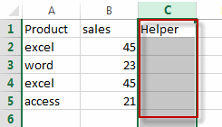 count unique values pivot table1