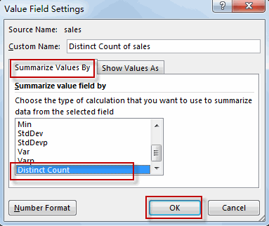 count unique values pivot table13