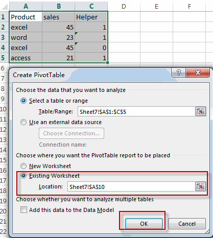 count unique values pivot table6