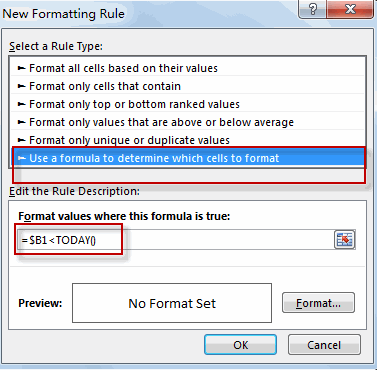 higlight rows if date passed3