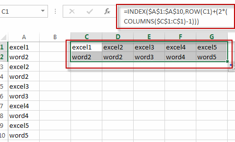 split data in one column to multiple4