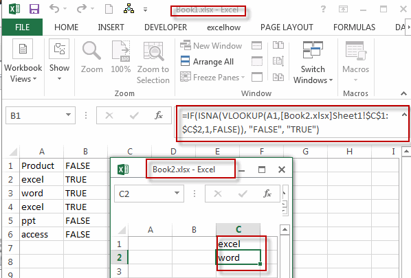 vlookup from another worksheet