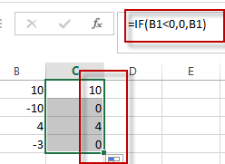 changing negative number to 02