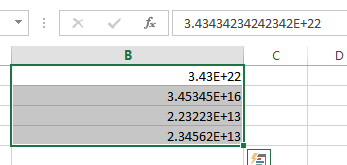 convert scientific notation to text1