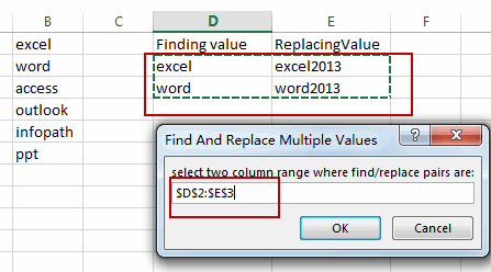 find replace multiple values4