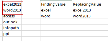 find replace multiple values5