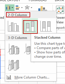 show percentage in chart2