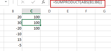 sum absolute values2