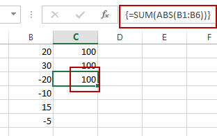 sum absolute values3