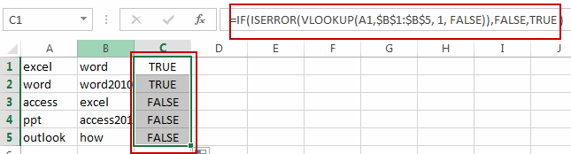 check if value in another column1