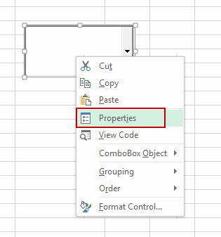 excel combo box10