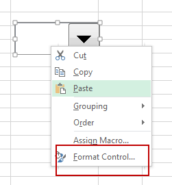 excel combo box3