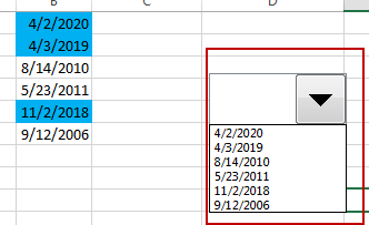 excel combo box5