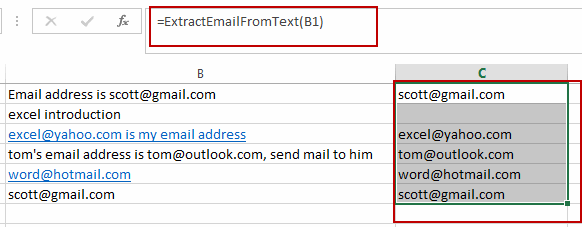 exctract email address from text3