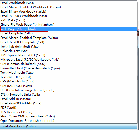export range to html web page3