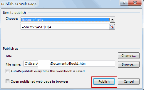 export range to html web page5