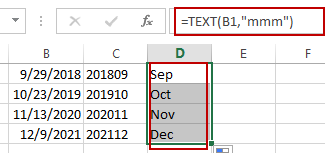 extract month and year from date2