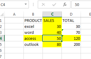 highlight row and column within region2