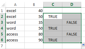 insert blank rows when value changed4